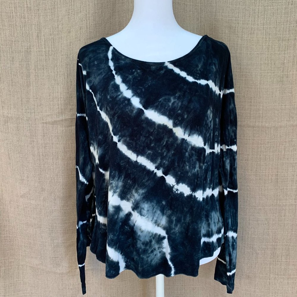 SOLD CLEARANCE PATRONS OF PEACE Boxy Oversized Tie Dye Top - Picture 1 of 13